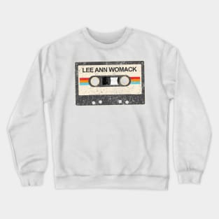 kurniamarga vintage cassette tape Lee Ann Womack Crewneck Sweatshirt